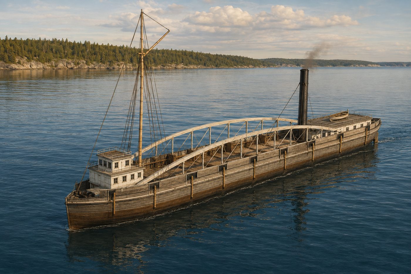 AI-generated illustration of the B.W. Blanchard