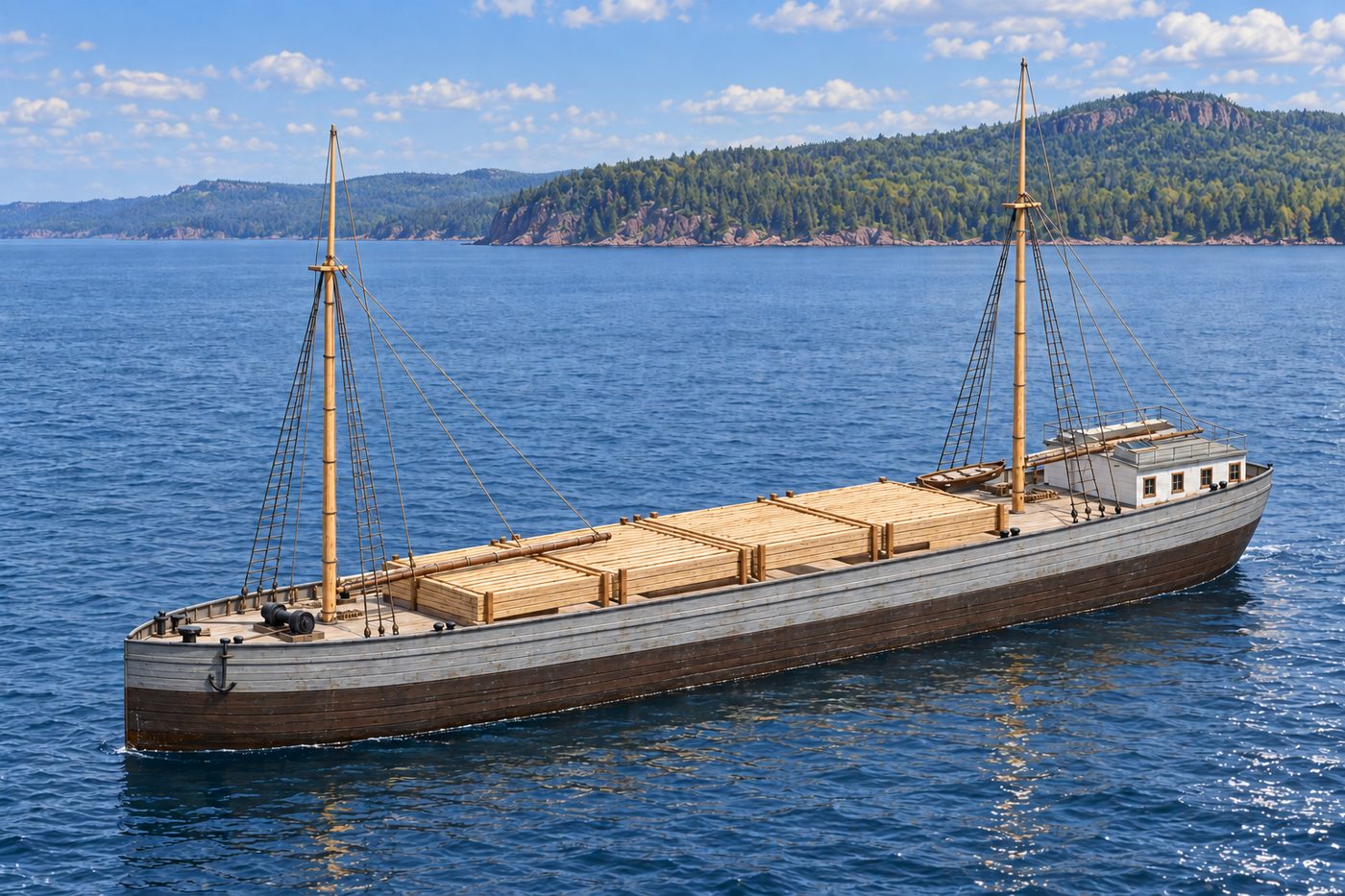 AI-generated illustration of the Lizzie A. Law