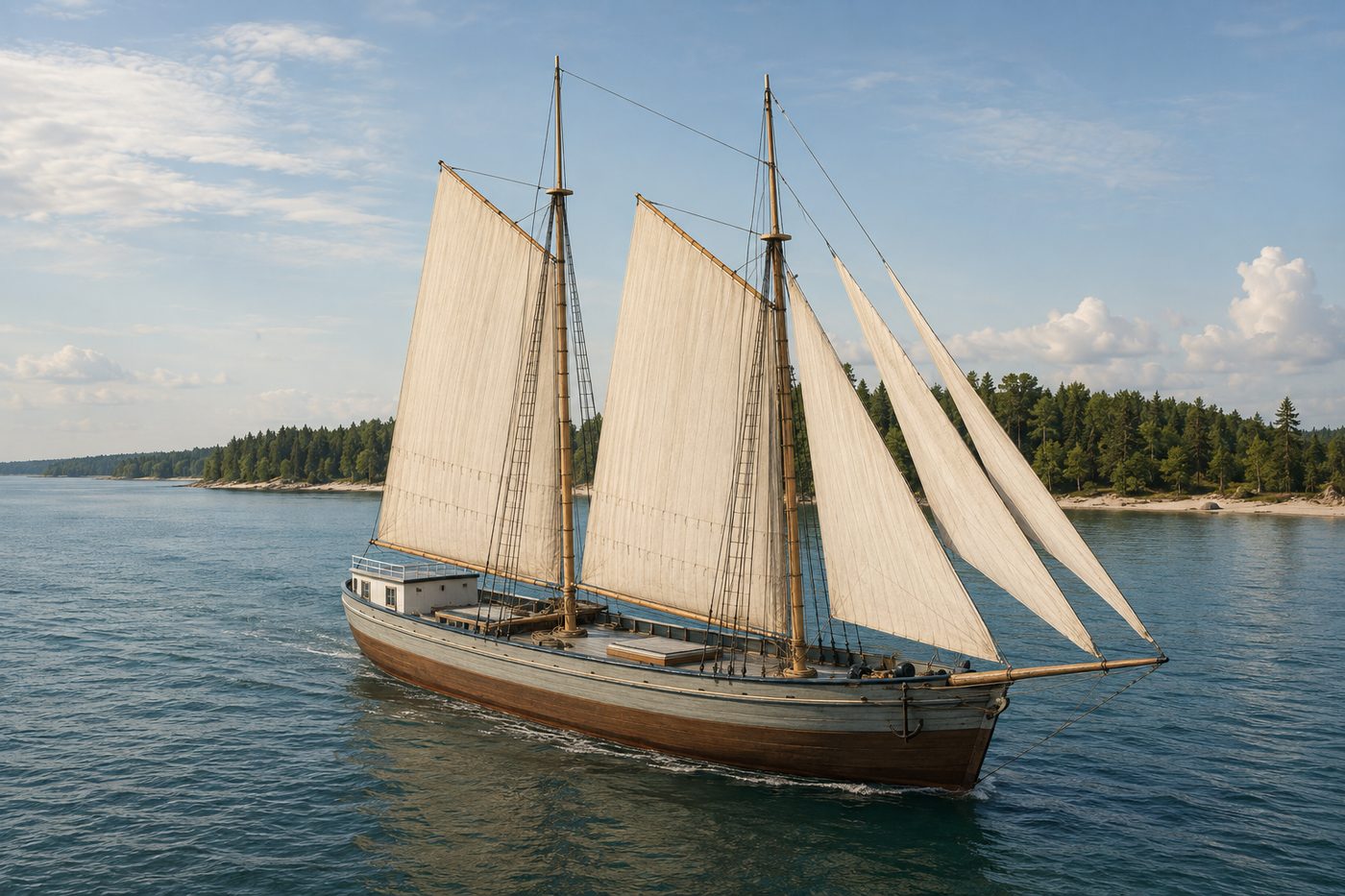AI-generated illustration of the Mary M. Scott