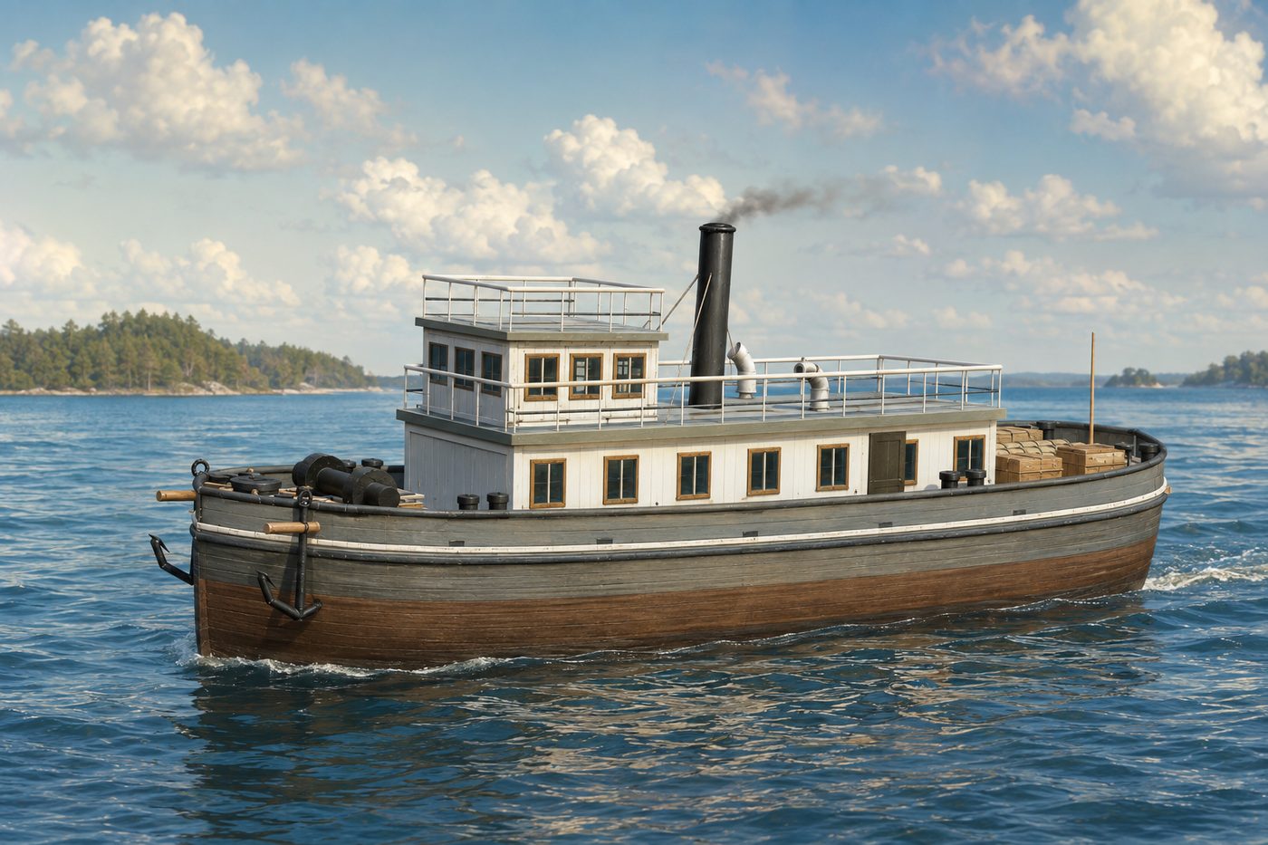 AI-generated illustration of the William Maxwell